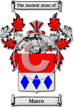Marco Family Crest Download (jpg) Legacy Series - 150 DPI
