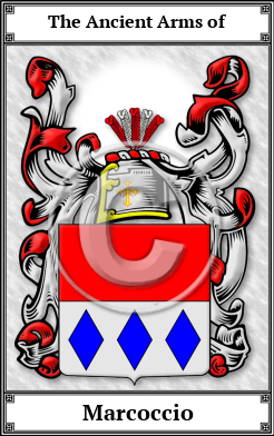 Marcoccio Family Crest Download (JPG)  Book Plated - 150 DPI