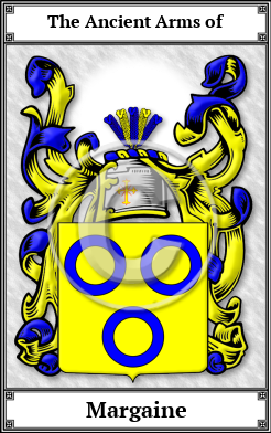 Margaine Family Crest Download (JPG)  Book Plated - 150 DPI