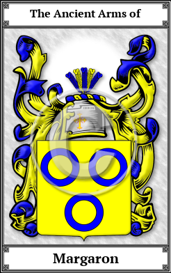 Margaron Family Crest Download (JPG)  Book Plated - 150 DPI