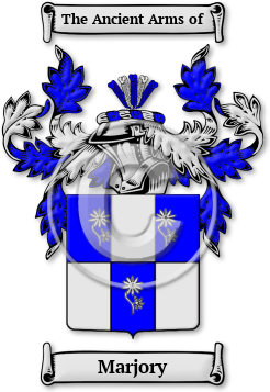 Marjory Family Crest Download (jpg) Legacy Series - 150 DPI