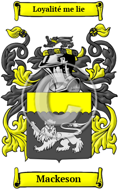 Mackeson Family Crest/Coat of Arms