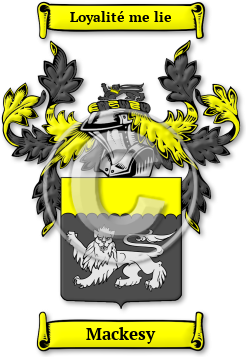 Mackesy Family Crest Download (jpg) Legacy Series - 150 DPI