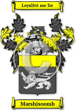 Marshisoomb Family Crest Download (jpg) Legacy Series - 150 DPI