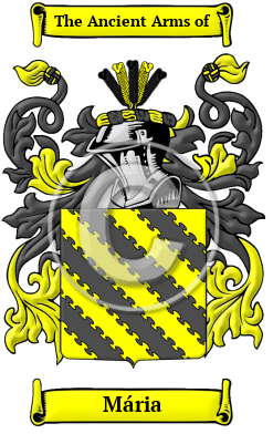 Mária Family Crest/Coat of Arms