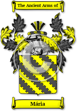 Mária Family Crest Download (jpg) Legacy Series - 150 DPI