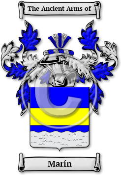 Marín Family Crest Download (jpg) Legacy Series - 150 DPI
