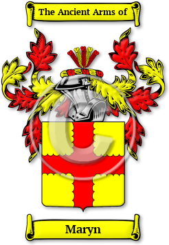Maryn Family Crest Download (jpg) Legacy Series - 150 DPI