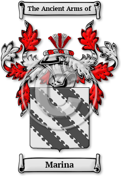 Marina Family Crest Download (jpg) Legacy Series - 150 DPI