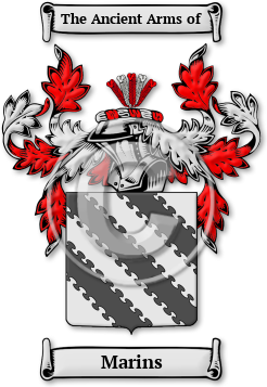 Marins Family Crest Download (jpg) Legacy Series - 150 DPI