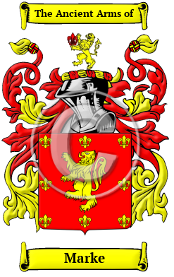 Marke Family Crest/Coat of Arms