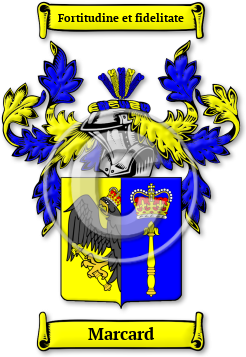 Marcard Family Crest Download (jpg) Legacy Series - 150 DPI