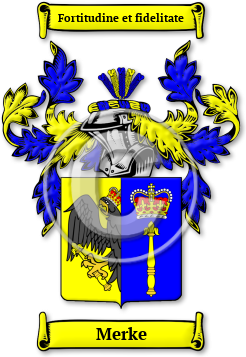 Merke Family Crest Download (jpg) Legacy Series - 150 DPI