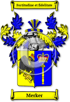 Merker Family Crest Download (JPG) Legacy Series - 300 DPI