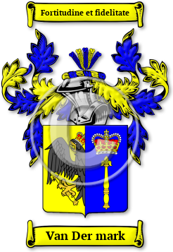 Van Der mark Family Crest Download (jpg) Legacy Series - 150 DPI