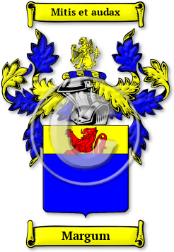 Margum Family Crest Download (jpg) Legacy Series - 150 DPI