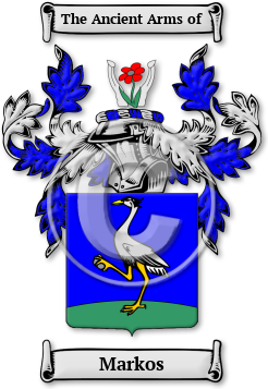 Markos Family Crest Download (jpg) Legacy Series - 150 DPI