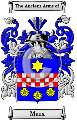 Marx Family Crest Download (JPG) Heritage Series - 600 DPI