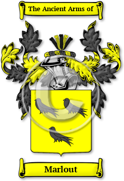 Marlout Family Crest Download (jpg) Legacy Series - 150 DPI