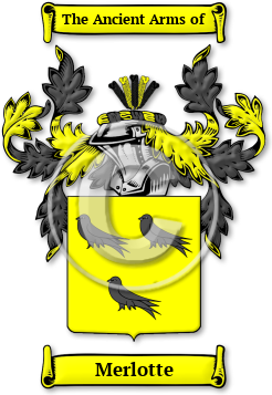 Merlotte Family Crest Download (jpg) Legacy Series - 150 DPI