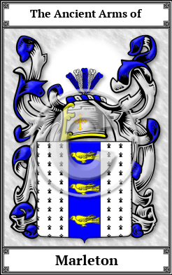 Marleton Family Crest Download (JPG)  Book Plated - 150 DPI
