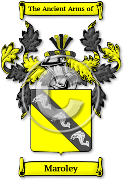Maroley Family Crest Download (jpg) Legacy Series - 150 DPI
