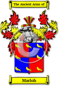Marloh Family Crest Download (jpg) Legacy Series - 150 DPI