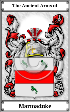 Marmaduke Family Crest Download (JPG)  Book Plated - 150 DPI