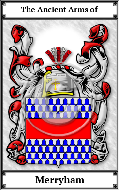Merryham Family Crest Download (JPG)  Book Plated - 150 DPI