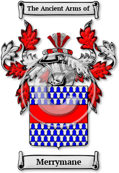 Merrymane Family Crest Download (jpg) Legacy Series - 150 DPI