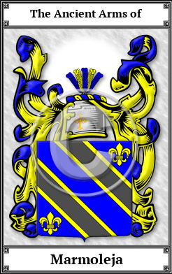 Marmoleja Family Crest Download (JPG)  Book Plated - 150 DPI