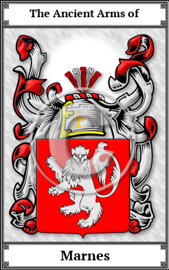Marnes Family Crest Download (JPG) Book Plated - 600 DPI