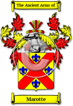 Marotte Family Crest Download (JPG) Legacy Series - 600 DPI