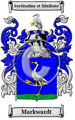 Markwardt Family Crest Download (JPG) Heritage Series - 600 DPI