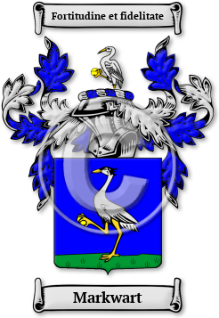 Markwart Family Crest Download (jpg) Legacy Series - 150 DPI