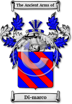 Di-marco Family Crest Download (jpg) Legacy Series - 150 DPI