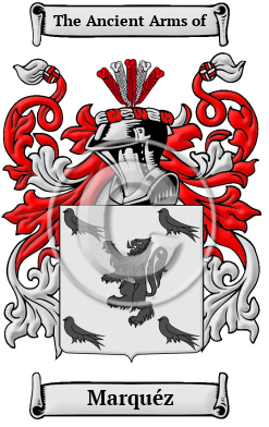 Marquéz Family Crest Download (JPG) Heritage Series - 300 DPI