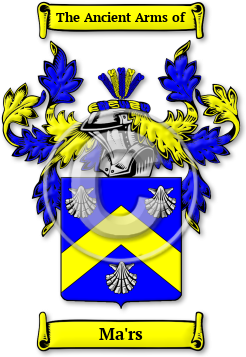 Ma'rs Family Crest Download (jpg) Legacy Series - 150 DPI
