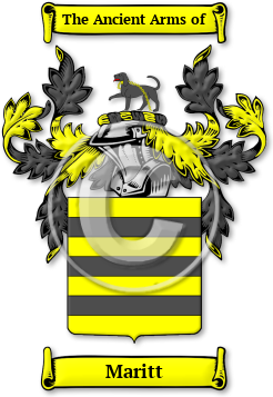 Maritt Family Crest Download (jpg) Legacy Series - 150 DPI
