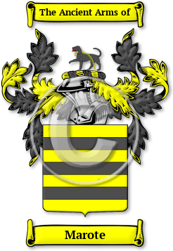 Marote Family Crest Download (jpg) Legacy Series - 150 DPI