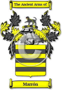 Marrón Family Crest Download (jpg) Legacy Series - 150 DPI