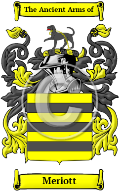 Meriott Family Crest/Coat of Arms