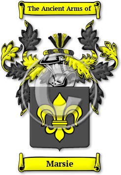 Marsie Family Crest Download (jpg) Legacy Series - 150 DPI