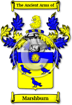 Marshburn Family Crest Download (JPG) Legacy Series - 600 DPI