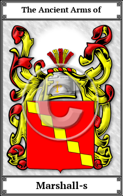 Marshall-s Family Crest Download (JPG) Book Plated - 600 DPI
