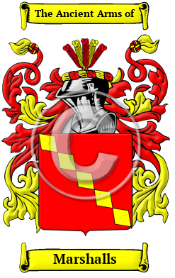 kasseapparat tin Mange farlige situationer Marshalls Name Meaning, Family History, Family Crest & Coats of Arms