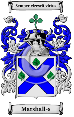 Marshall-s Family Crest Download (JPG) Heritage Series - 300 DPI