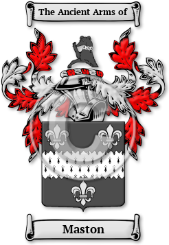 Maston Family Crest Download (jpg) Legacy Series - 150 DPI