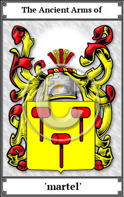 'martel' Family Crest Download (JPG)  Book Plated - 150 DPI