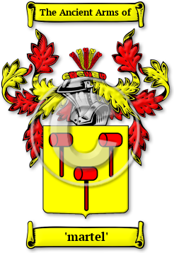 'martel' Family Crest Download (jpg) Legacy Series - 150 DPI